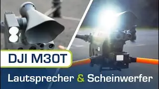 Test vom LAUTSPRECHER / SCHEINWERFER für die M30T DROHNE