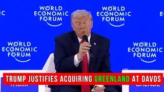 Trump Justifies Acquiring Greenland At Davos | Trump's Full Address At World Economic Forum