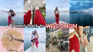 I WENT BACK TO WISCONSIN｜Weekend in UW Madison // Wisco Vlog// Weekend in My Life// Travel Vlog