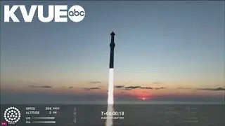 SpaceX launches Starship rocket out of Texas