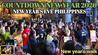 Countdown New Year 2026|Celebrating New Year 2026 in Philippines [4K]