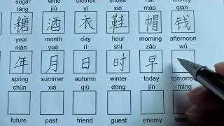 How to Write Basic Chinese Characters | Chinese Handwriting for Beginners