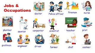 Jobs and Occupations for Kids in English.