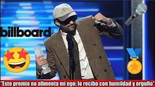 Bad Bunny Appears Representing Latinos at Billboard Latin Music Awards with a Humility Shower