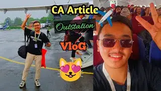 CA Article Flight✈️ Vlog in Nepal 😍 | Amazing Experience 😱 | @CAJWA