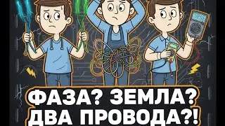 Phase and ground, grounding, electrician #oil_heater