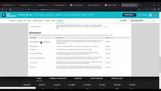 How to Manage Draft Settings on NFL com   Fantasy Football Laptop version