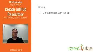 Create a GitHub Repository for dbt