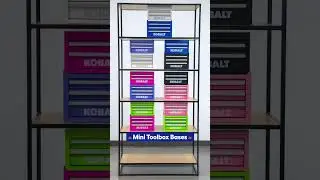 Introducing the Kobalt Mini Toolbox Bases! 🧰 Mix and match to stack your favorite colors!