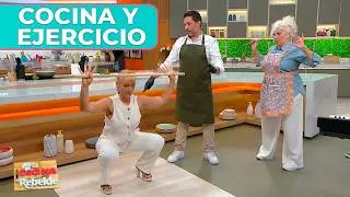 &iexcl;DESMADRE! Coco Carre&ntilde;o le explic&oacute; a Jime Monteverde la t&eacute;cnica correcta para hacer sentadillas