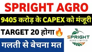 spright agro share latest news | spright agro latest news | spright agro share