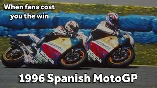 When fans cost you the win - 1996 Spanish MotoGP