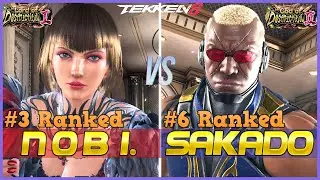 T8 ▰ NOBI (#3 Ranked Anna) Vs SAKADO (#6 Ranked Raven) ▰ Tekken 8 High Level Gameplay