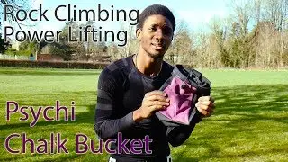 Psychi Chalk Bouldering Bucket Stand Bag for Rock Climbing