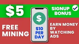 Rs100 Earn Money From Free Mining & Clicking Ads #crypto #usd #usdearningsite