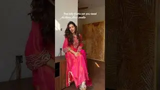 pink kaftan style dress! perfect for indian wedding! #fashion #fashionstyle #styling