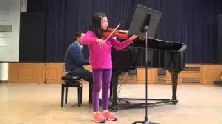 Tamra Chan performs Violin - Schumann Zart und Austrick