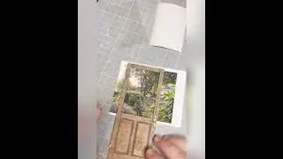 Tutorial: Creating a View in My 1:12 Scale Kitchen Door