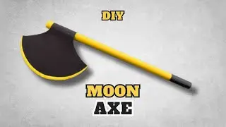 This GLOWING Moon Axe is Made of Paper! | Easy Cosplay Prop | How to Make a LUNAR AXE | DIY