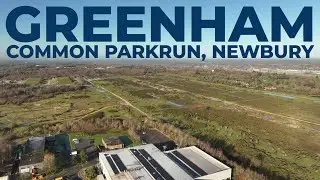 Greenham Common parkrun, Newbury #654 [4K Aerial]