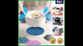 ( Plate Coaster ) Silicone Non Slip Anti Heat Mat Pad