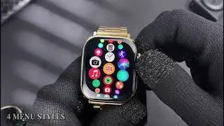 HT8 CLASSIC || GOLDEN EDITION || APPLE WATCH SERIES 8 || TITANIUM QUALITY || HUSTLE TECH
