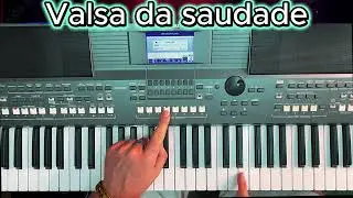 Valsa da saudade Musical Real  V&iacute;deo aula teclado