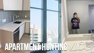 LUXURY LA APARTMENT HUNTING VLOG | DOWNTOWN LA