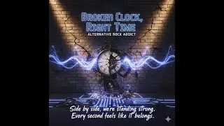 Alternative Rock × EDM | Brotherhood, Struggle, and Rising Again | Lyrics | Broken Clock, Right Time