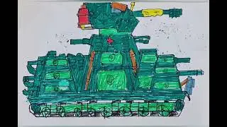 Monster Tanks Drawings