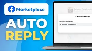How To Auto Reply On Facebook Marketplace (EASY)