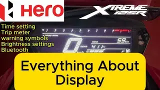 Hero xtreme 125r/ Hero Hunk 160r 4V - bikes Display settings
