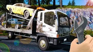 I Became a Tow Truck Driver That Destroys Old Cars! (Junkyard Simulator Gameplay)