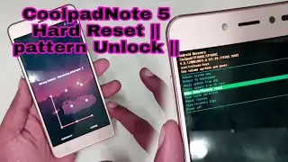 Coolpad Note 5 Hard Reset || pattern Unlock || Coolpad 3600i facttory Reset #gs #GS