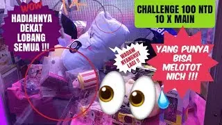 MESINNYA DI ACAK-ACAK |10 X MAIN CHALLENGE| CLAW MACHINE | 夾娃娃