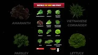 Top Vegetables for Male Vitality 💪🌿#food #menshealth  #shorts