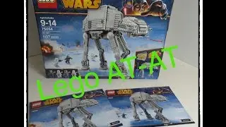 Lego Star Wars AT AT 75054 Toy Unboxing Review