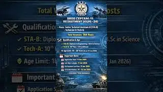 DRDO CEPTAM-11 Recruitment 2025: 764 Posts | Senior Technical Assistant-B & Technician-A |