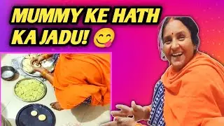 Aaj toh maze aa gaye! Mummy ne banayi garma garam Litti Chokha 🥘 #vlog #litichokha