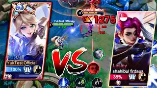 LAYLA VS LESLEY, WHO IS STRONGER?? | Layla best build 2024 - mobile legends