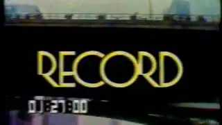 Rede Record - Encerramento de Programação - Ano  1982