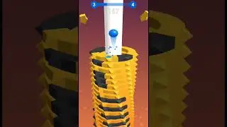 Stack Ball Madness: Crushing Every Level 3! 🎮💣 #lacavernedugamer #games
