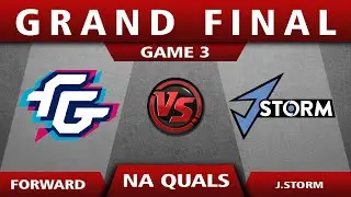 Forward Gaming vs J.Storm Game 3 - TI9 NA Regional Qualifiers- Grand Finals