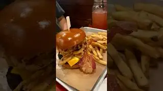 Lucille's Smokehouse Bar-B-Que Restaurant / Barbecue / Hamburger / Shrimp & French Fries #shorts
