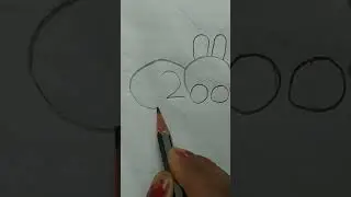 How to draw Rabbit from 200