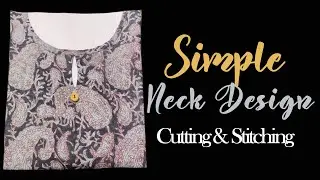 Easy Kurti Front Neck Design/ neck/ Sewing tutorial | AdornHub