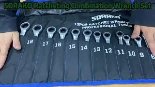 The wrench I use most-Sorako Combination Ratcheting Wrench Set ！
