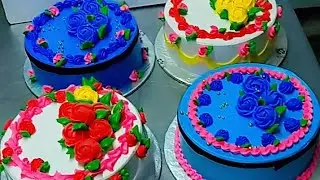Beautiful Round Shape Customized Birthday Cake Design&ldquo;Elegant Round Shape Birthday Customized Cake |