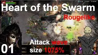 StarCraft 2 Heart of the Swarm Rougelike Izsha build - Part 1 Speedrun time (Deutsch)