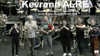 2024 Kevrenn ALRE Répétition publique Concours Brest  Salle Athena Auray 24 février YP